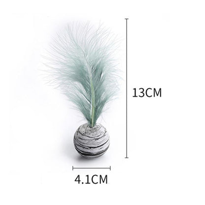 Cat Pet Toy Star Texture Ball Throwing Cat Supplies Feather EVA Material Light Foam Kitten Interactive Funny Entertainment