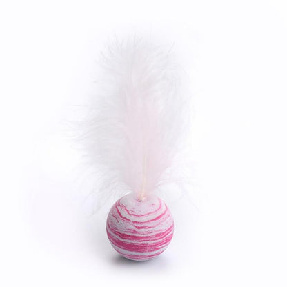 Cat Pet Toy Star Texture Ball Throwing Cat Supplies Feather EVA Material Light Foam Kitten Interactive Funny Entertainment